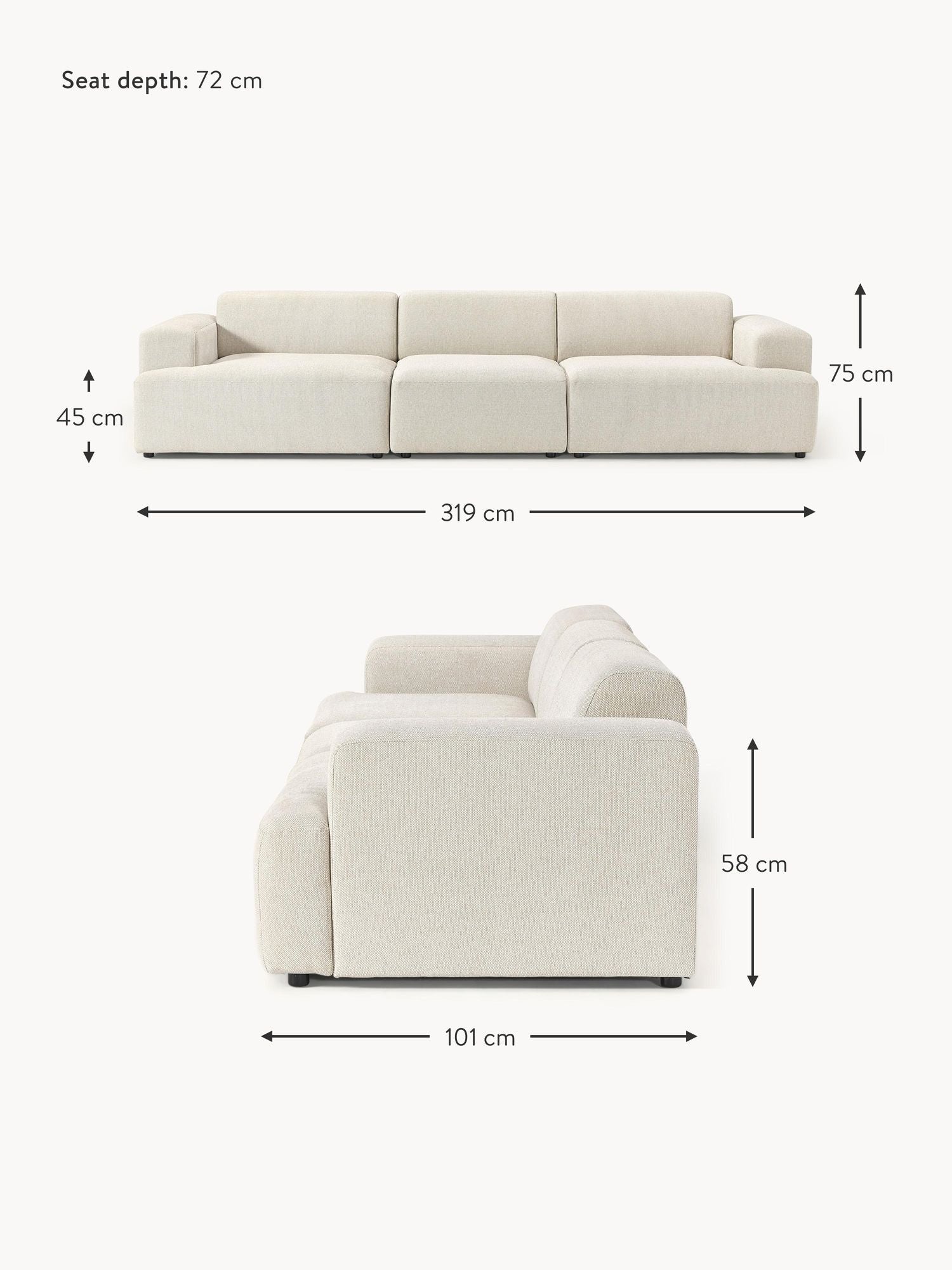 LOLA 4 Seat Sofa