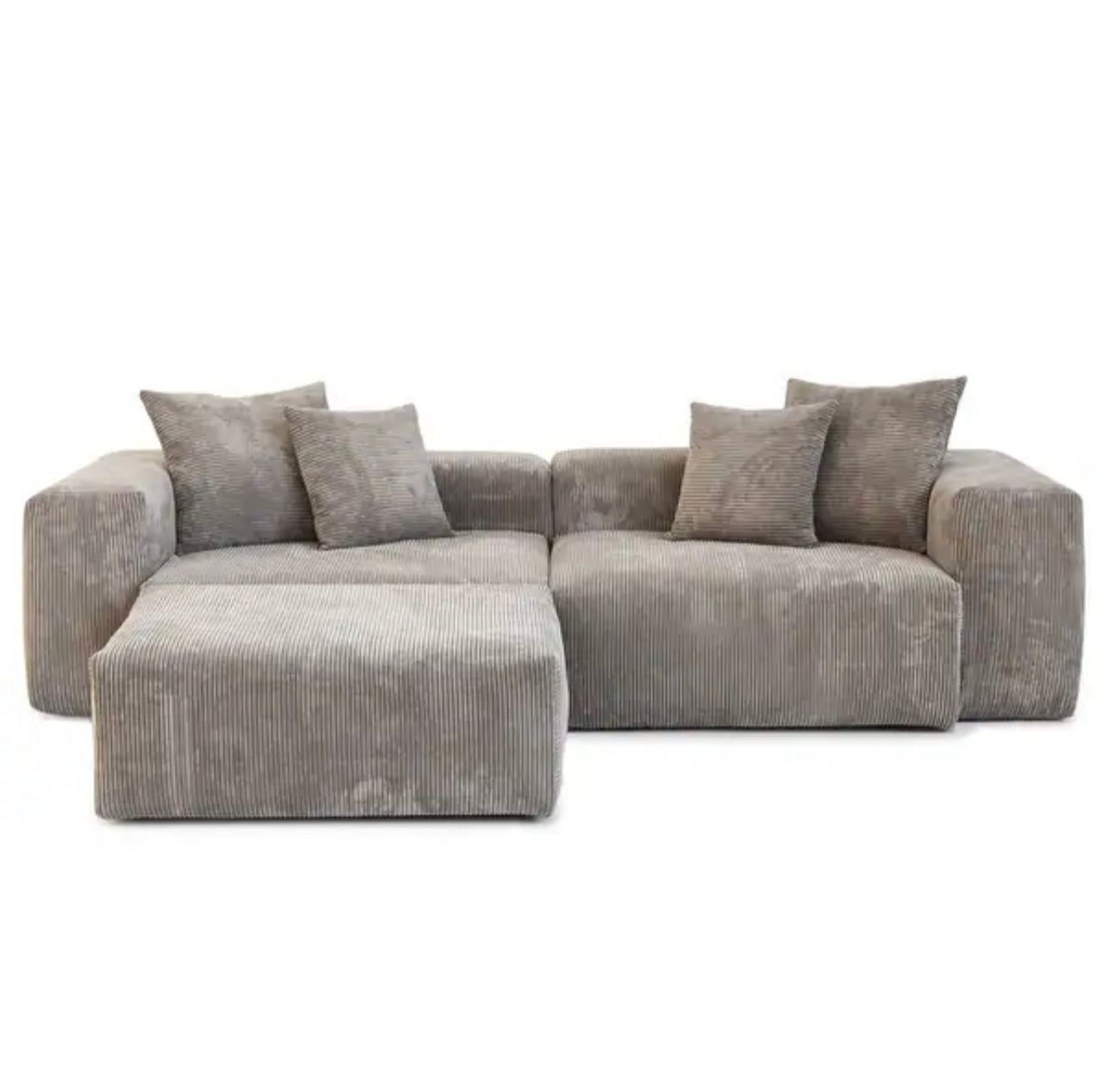 Lusto Modular 2 Seater Sofa + Footstool