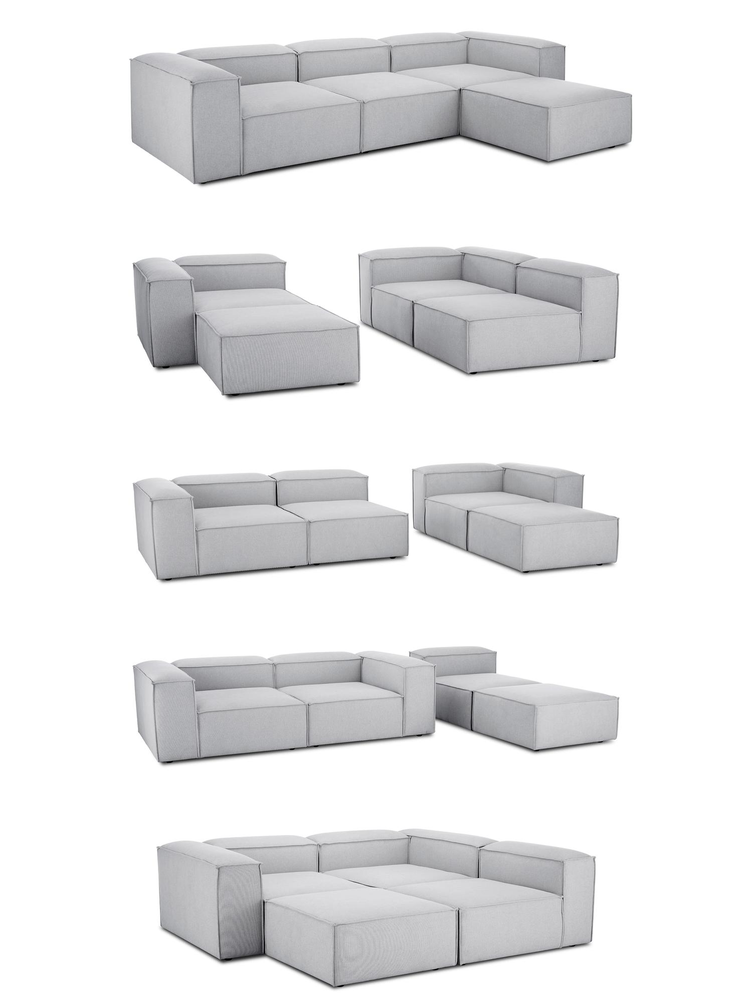 Alpha Modular 3 Seater + Stool