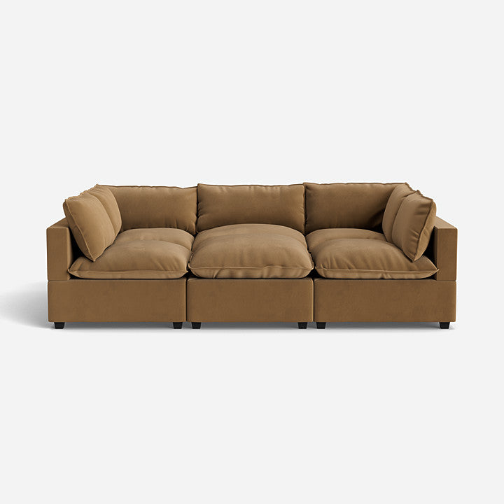 Poka Pit- 6 Piece Modular Sofa