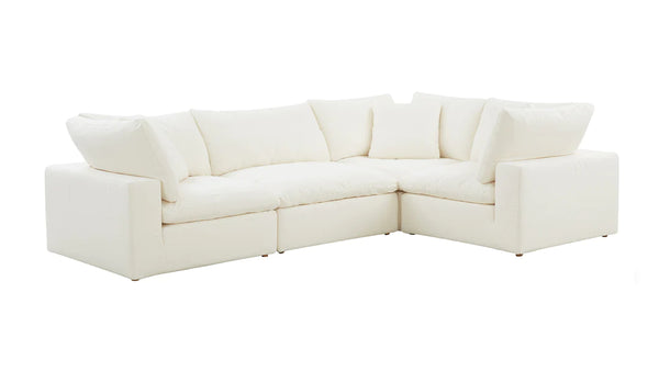 Cloud L Shape Closed End Sofa