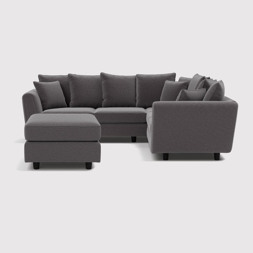 Tulum Double Corner Sofa & Footstool Set