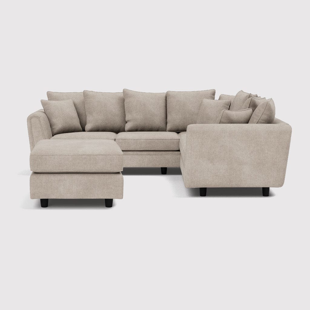 Tulum Double Corner Sofa & Footstool Set